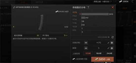 暗区突围市场上架数量限制介绍