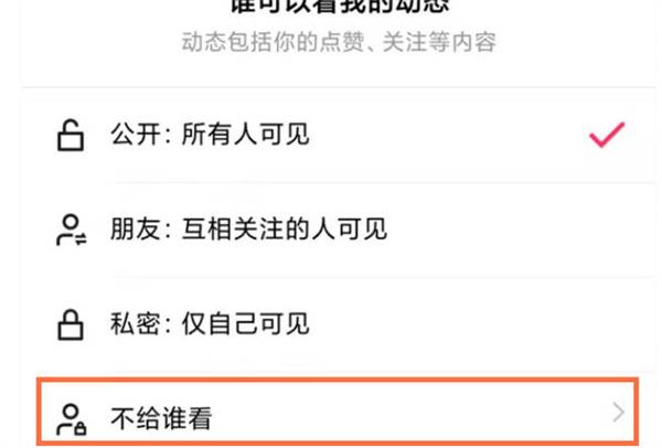 快手怎么设置动态仅自己可见