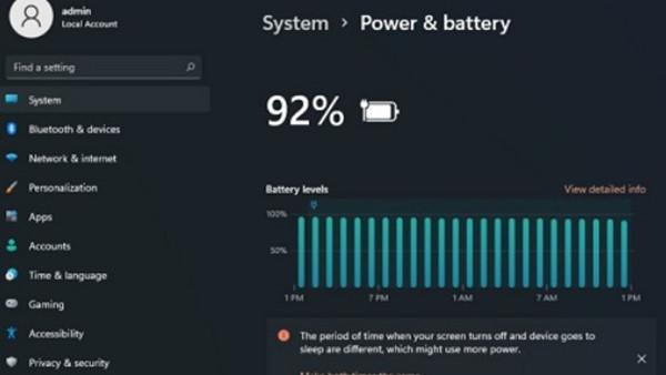 win11系统笔记本怎么查看自己的电池信息