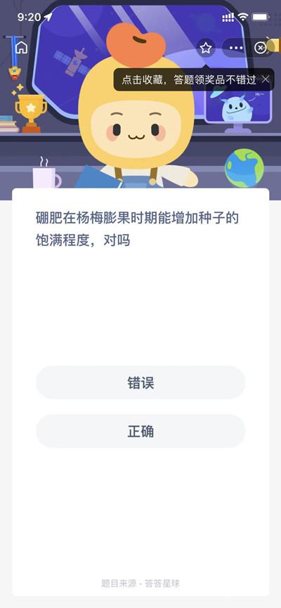 蚂蚁新村硼肥在杨梅膨果时期能增加种子的饱满程度对嘛问题答案分享
