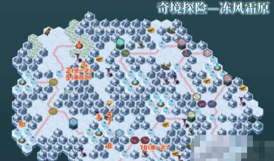 剑与远征冻风霜原奇境探险怎么过
