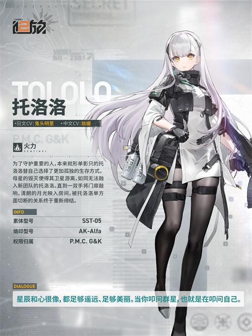 少女前线2追放托洛洛培养建议