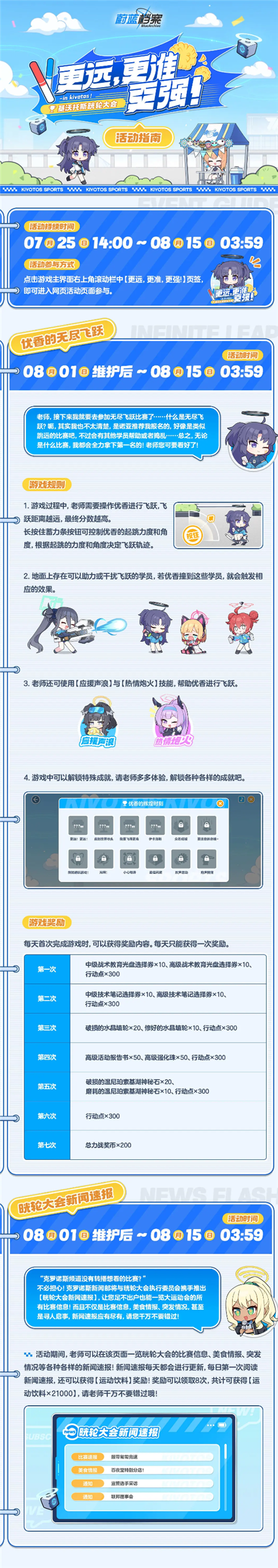 蔚蓝档案更远更准更强第二阶段活动怎么玩