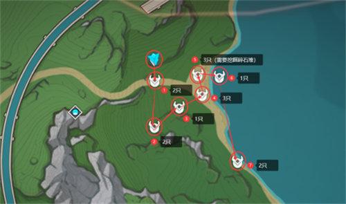 原神原海异种快速刷取路线介绍