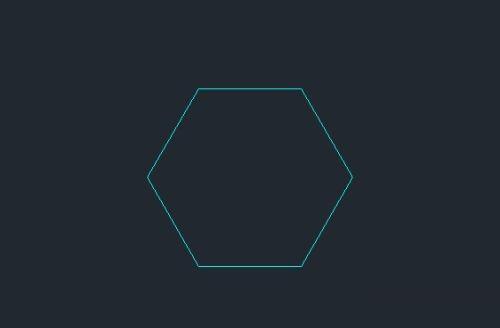 CAD2018如何绘制六角螺母平面图 CAD2018绘制六角螺母平面图教程