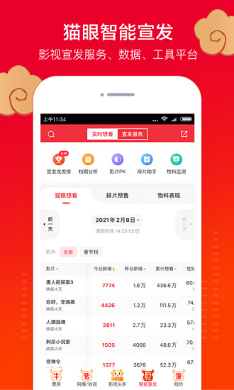 猫眼专业版安卓版V6.2.5.1截图4