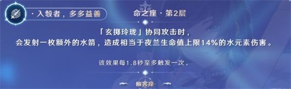 原神夜兰二命效果是什么原神夜兰二命效果详解