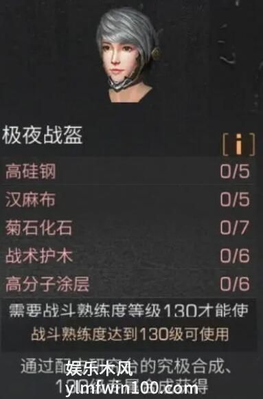 明日之后极夜战盔-明日之后极夜战盔怎么打造