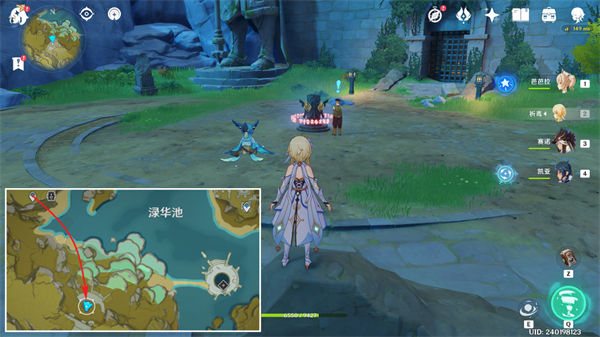 原神世界任务渌华景画怎么做 原神世界任务渌华景画攻略一览