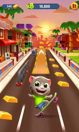 汤姆猫跑酷2021破解版下载截图2